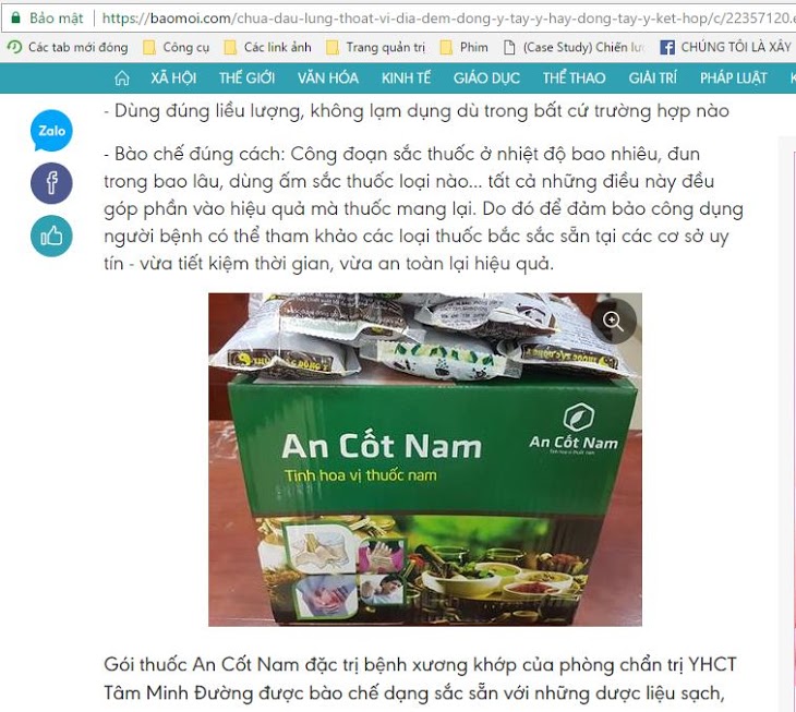 An Cốt Nam - Xua Tan Bệnh Cột Sống 18 an cot nam bao moi 1